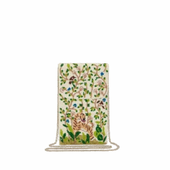 Beaded Phone Pouch - Rainforest