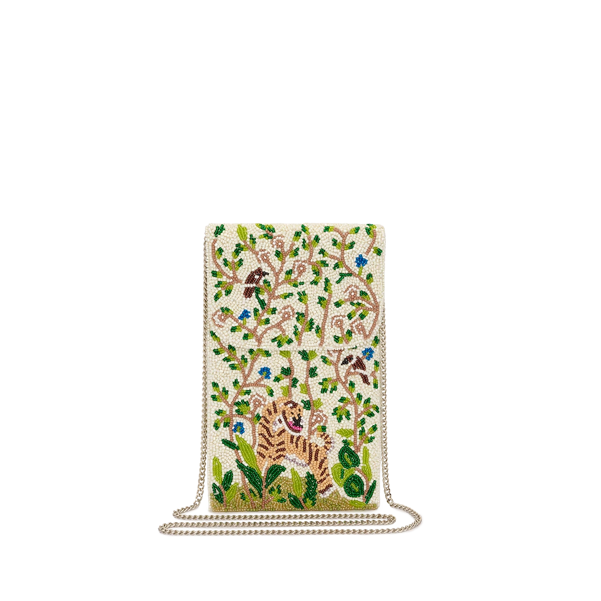 Beaded Phone Pouch - Rainforest 3 Beaded Phone Pouch - Rainforest