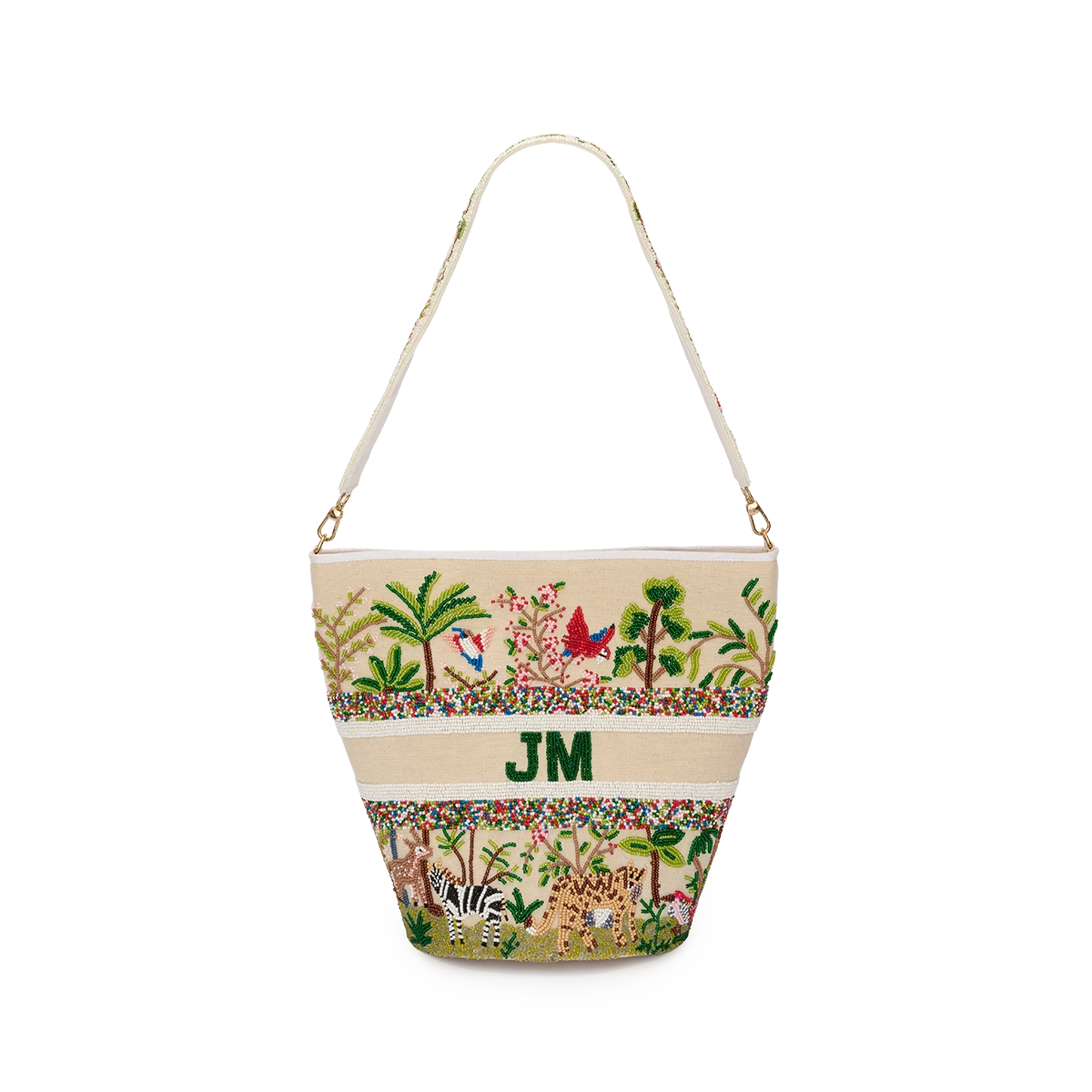 The Beaded Bucket Bag - Serengeti 3 The Beaded Bucket Bag - Serengeti