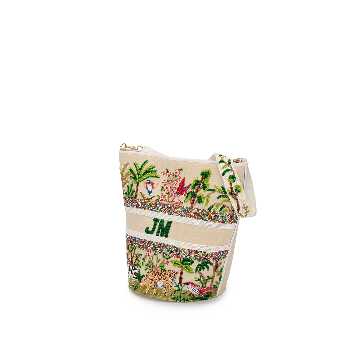 The Beaded Bucket Bag - Serengeti 4 The Beaded Bucket Bag - Serengeti - Image 2