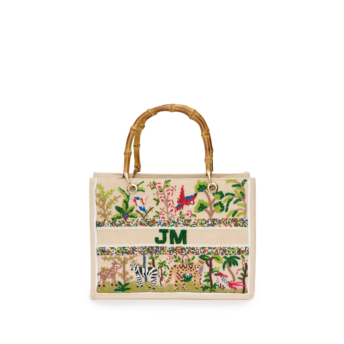 The Juliana Mini Beaded Tote - Serengeti 3 The Juliana Mini Beaded Tote - Serengeti