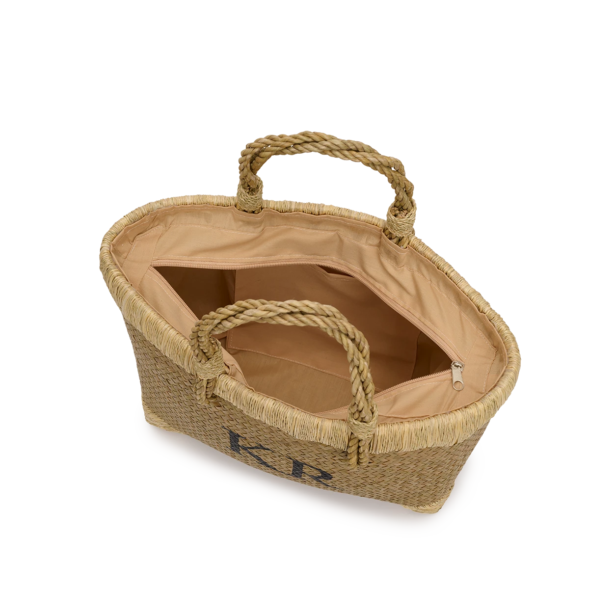 Straw Fringe Initial Bag 5 Straw Fringe Initial Bag - Image 3