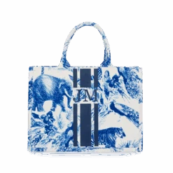 Indian Elephant Canvas Tote
