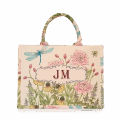 Wild Flower Canvas Tote