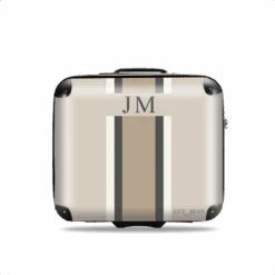 Hardshell Luggage - Soft Fawn -Lily Bean Luggage Shop Web BusinessCaseMockup Beige