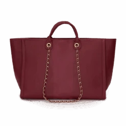 Athene Tote Bag - Burgundy