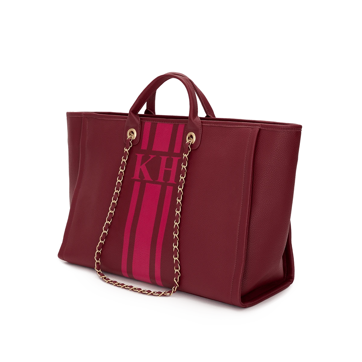 Athene Tote Bag - Burgundy 5 Athene Tote Bag - Burgundy - Image 3