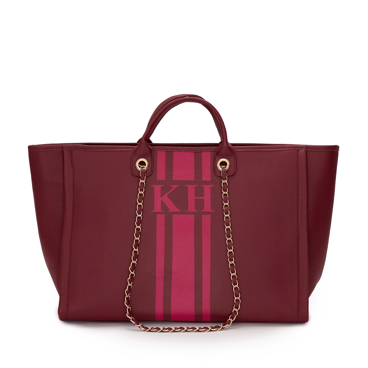 Athene Tote Bag - Burgundy 4 Athene Tote Bag - Burgundy - Image 2