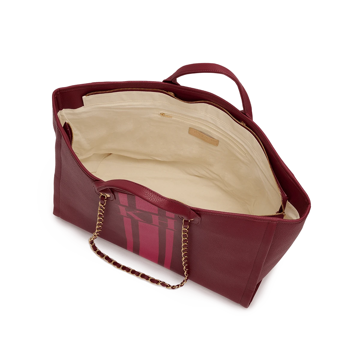 Athene Tote Bag - Burgundy 6 Athene Tote Bag - Burgundy - Image 4