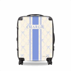 Bow Hardshell Luggage - Blue