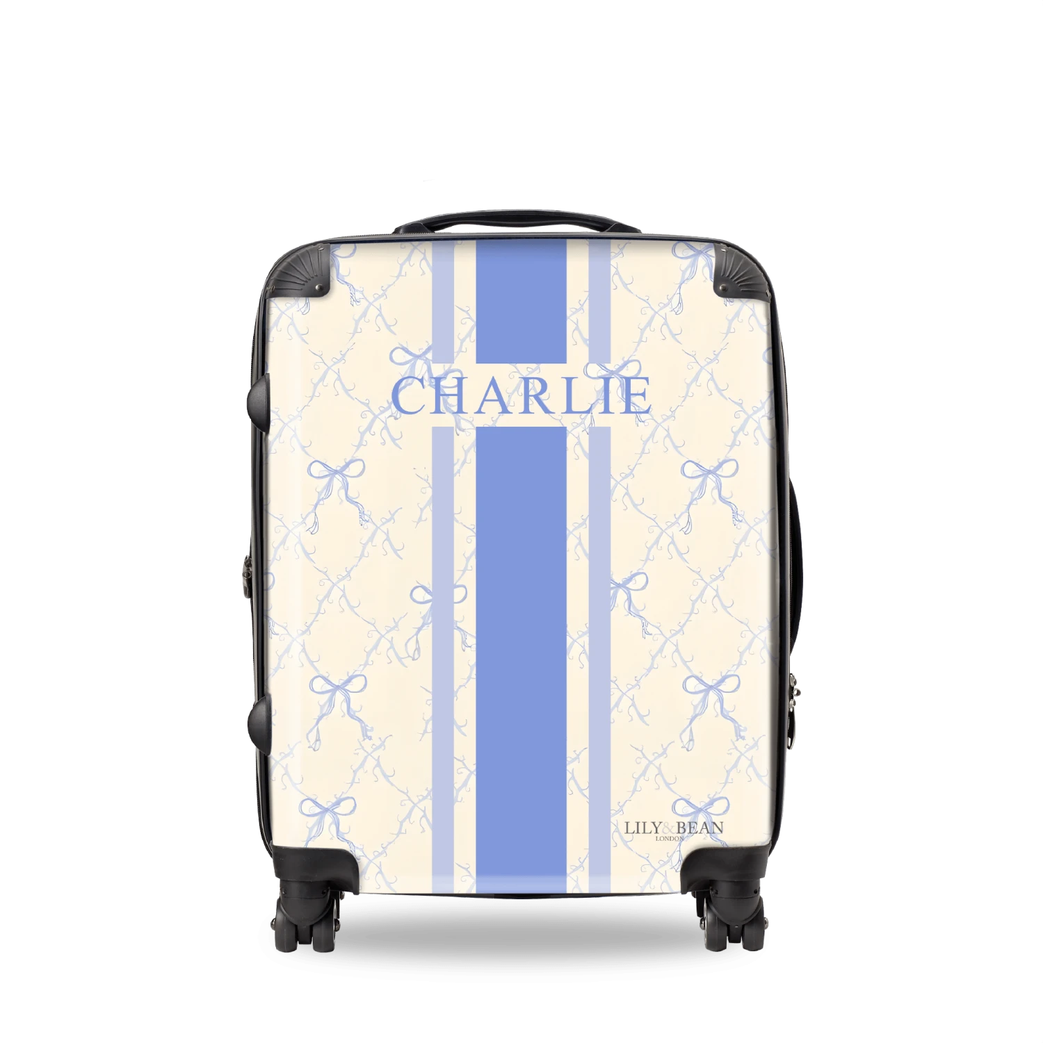 Bow Hardshell Luggage - Blue 3 Bow Hardshell Luggage - Blue