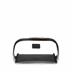 Clear Make-up Bag - Black