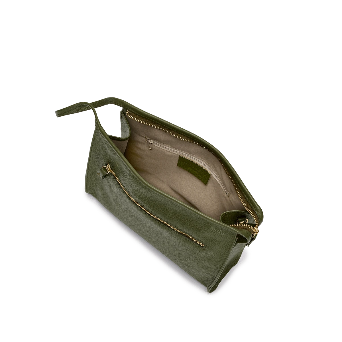 Egerton Cosmetic Bag - Army Green 6 Egerton Cosmetic Bag - Army Green - Image 4