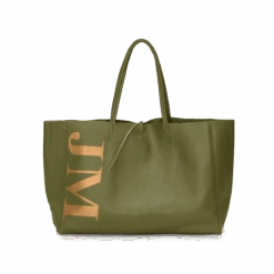Egerton Shopper (Initials Only) - Army Green