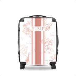 Elephant Hardshell Luggage - Pink