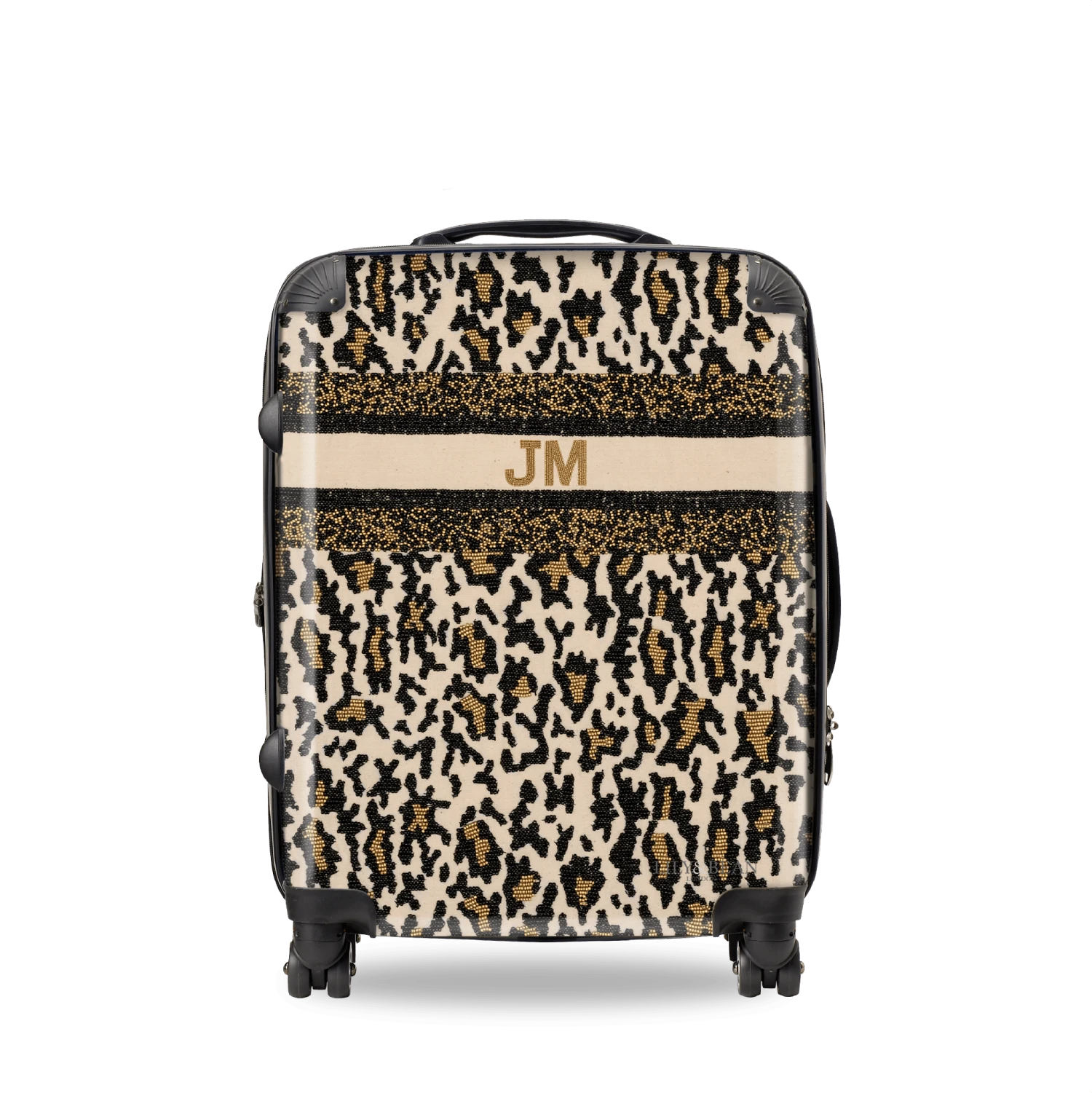 Juliana Beaded Luggage - Leopard 3 Juliana Beaded Luggage - Leopard