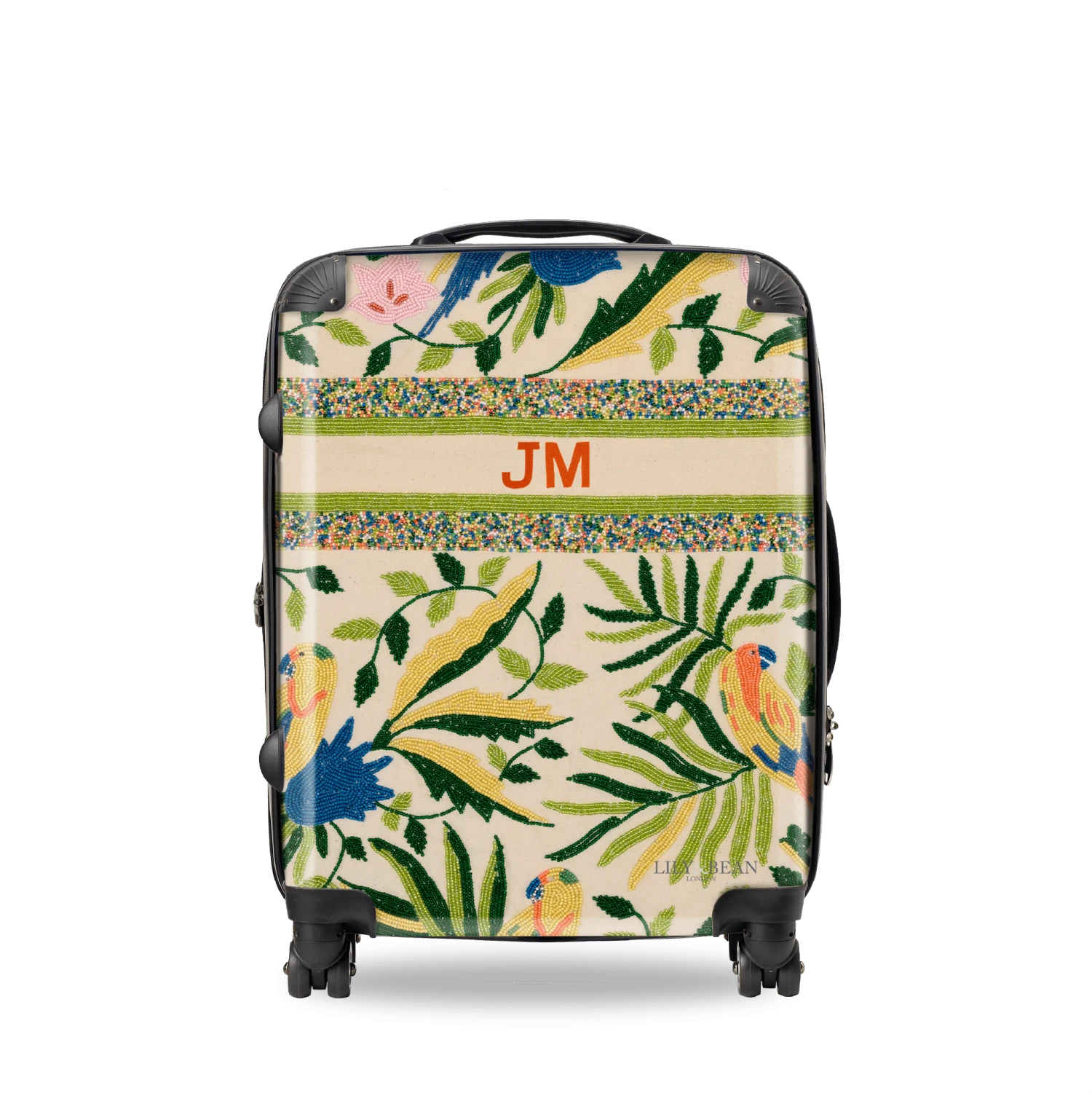 Juliana Beaded Luggage - Lovebirds 3 Juliana Beaded Luggage - Lovebirds