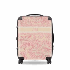 Juliana Beaded Luggage - Tropical Pink