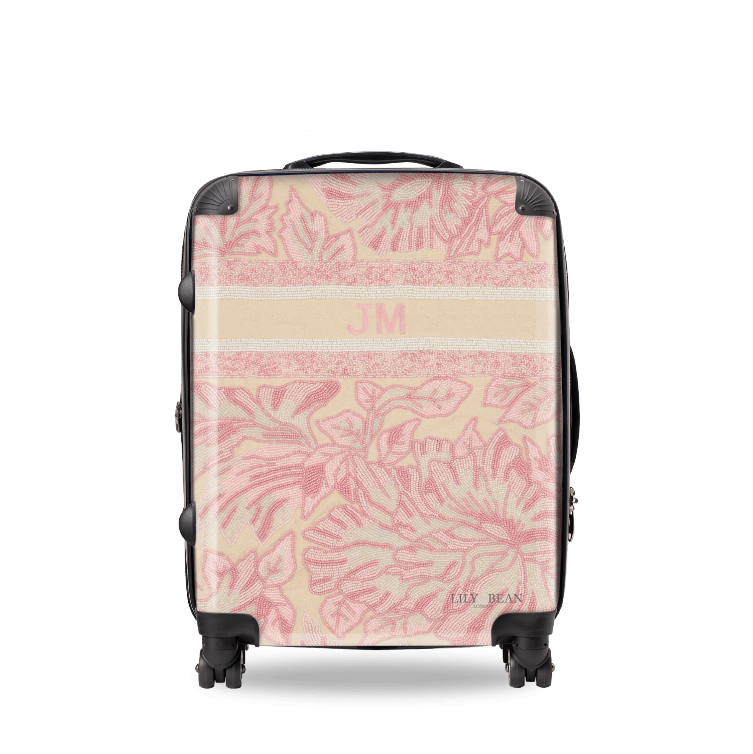 Juliana Beaded Luggage - Tropical Pink 3 Juliana Beaded Luggage - Tropical Pink