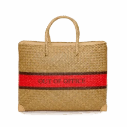 Jumbo Straw Shopper - Out Of Office