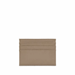 Leather Card Holder - Khaki