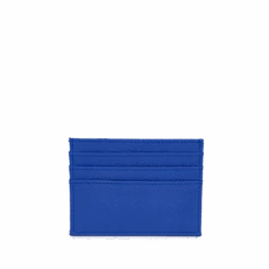 Leather Card Holder - Lightening Blue
