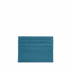 Leather Card Holder - Teal