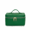 Leather Vanity Case - Emerald Green -Lily Bean Luggage Shop leather vanity case emerald green 502755