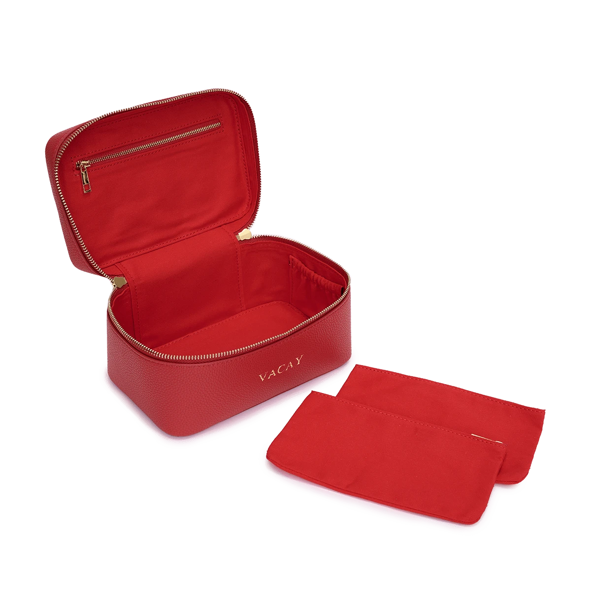 Leather Vanity Case - VACAY 4 Leather Vanity Case - VACAY - Image 2