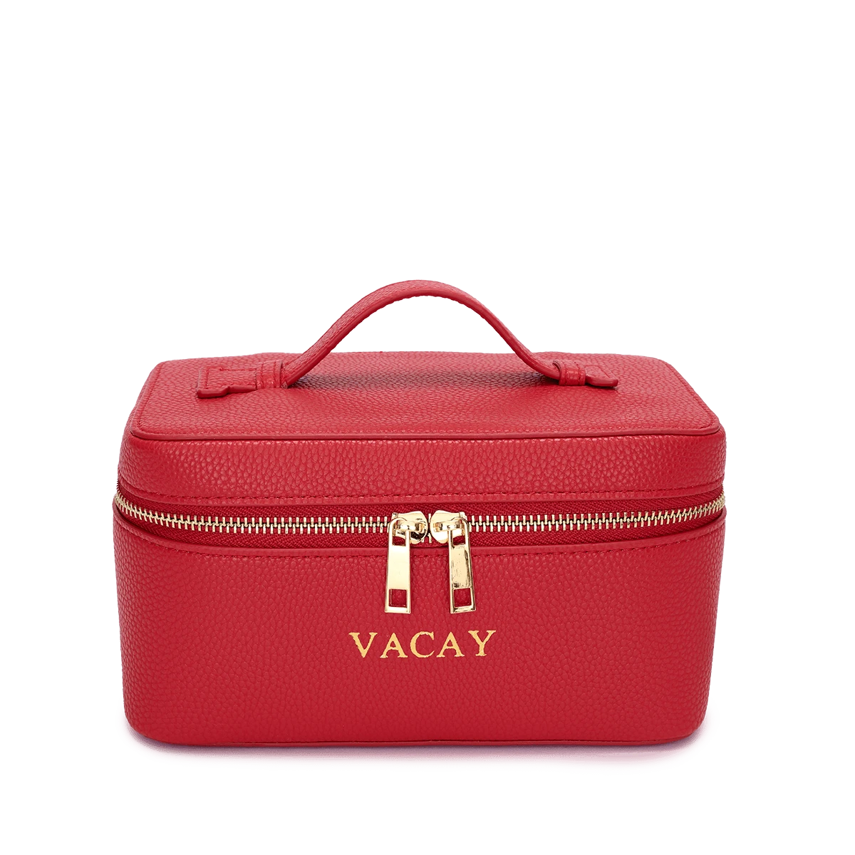 Leather Vanity Case - VACAY 3 Leather Vanity Case - VACAY