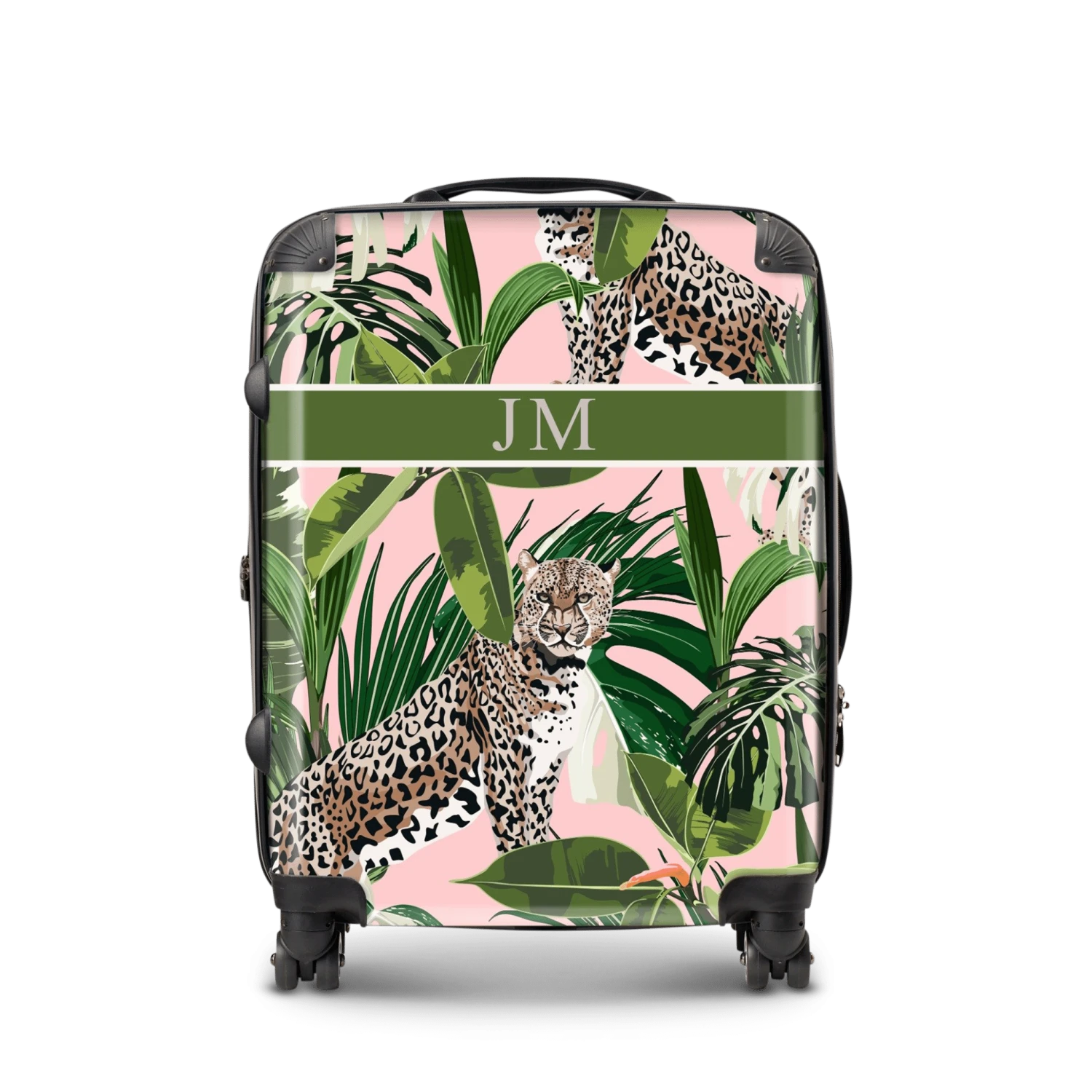 Leopard Jungle Hardshell Luggage 4 Leopard Jungle Hardshell Luggage - Image 2