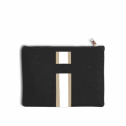 Lily Canvas Make-up Bag - Black