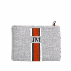 Lily Canvas Make-up Bag - French Grey -Lily Bean Luggage Shop lily canvas make up bag french grey 388737