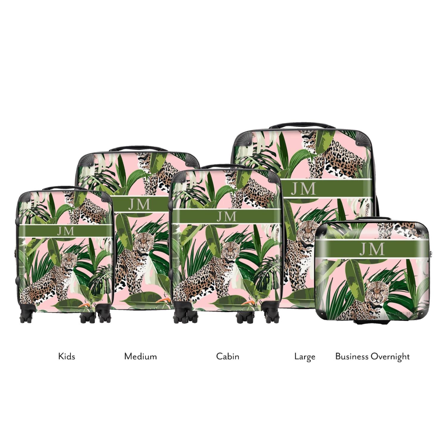 Luggage Set (5 Luggage) - Jungle Leopard 3 Luggage Set (5 Luggage) - Jungle Leopard