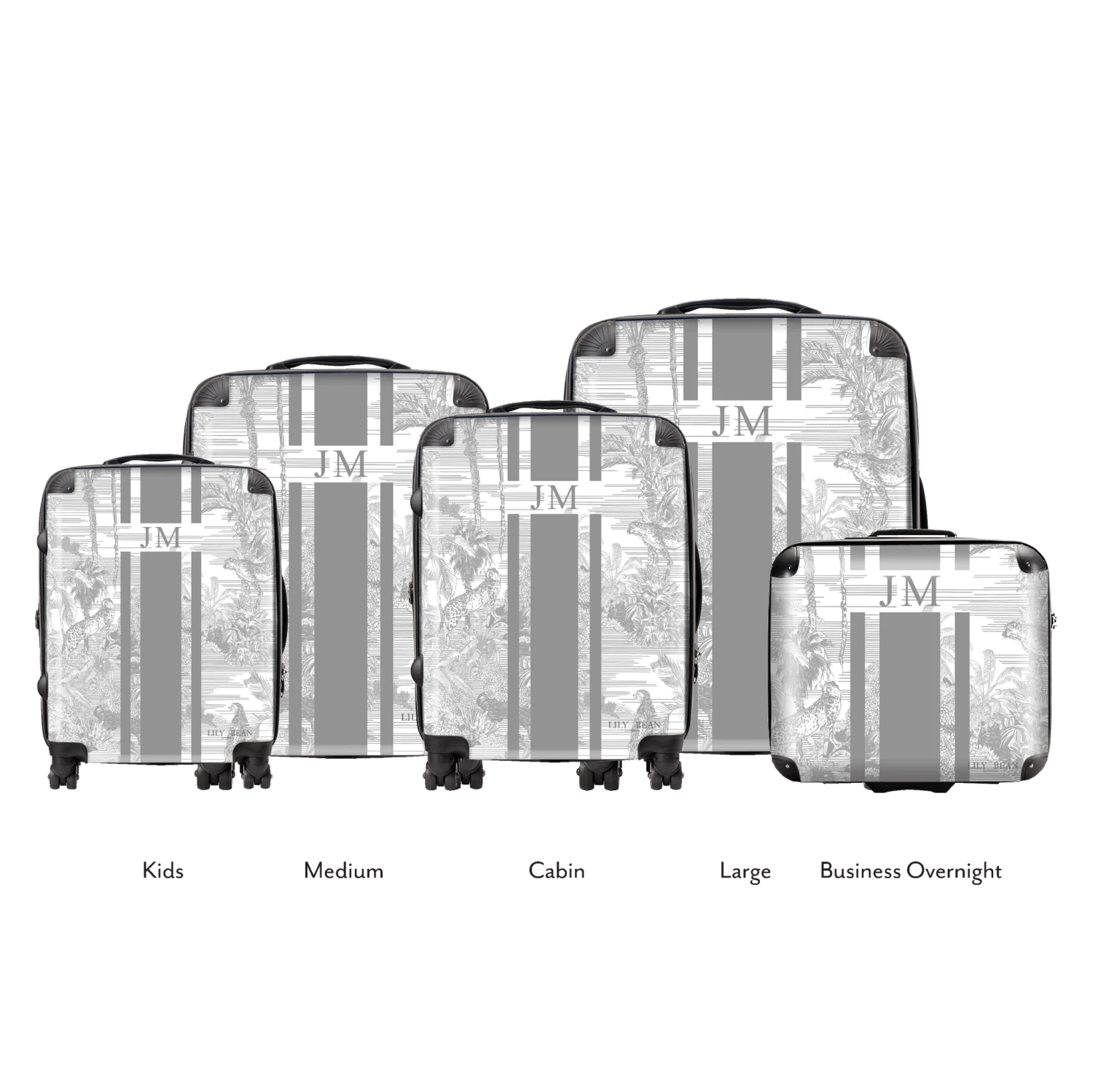 Luggage Set (5 Luggage) - Tropical Grey 3 Luggage Set (5 Luggage) - Tropical Grey