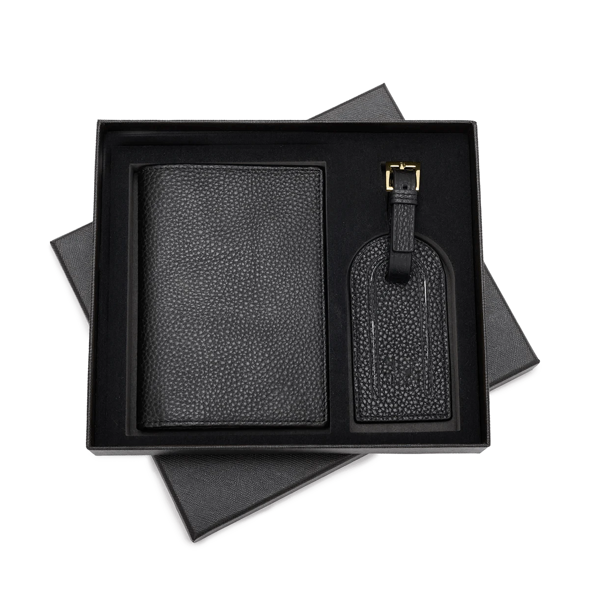 Luggage Tag Set - Black 3 Luggage Tag Set - Black