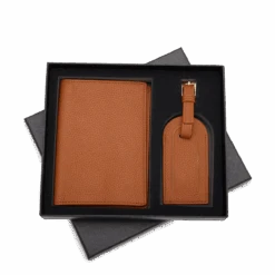 Luggage Tag Set - Tan