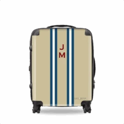 Maverick Hardshell Luggage - Biscuit & Navy