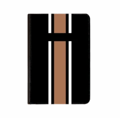 Passport Cover - Black & Tan