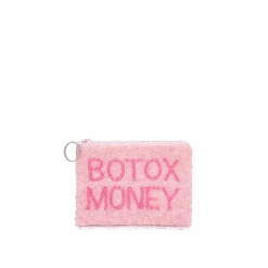 Pinks Botox Money Beaded Purse