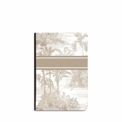 Printed Passport Cover - Isabella Beige