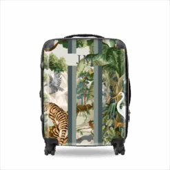 Rainforest Print Hardshell Luggage