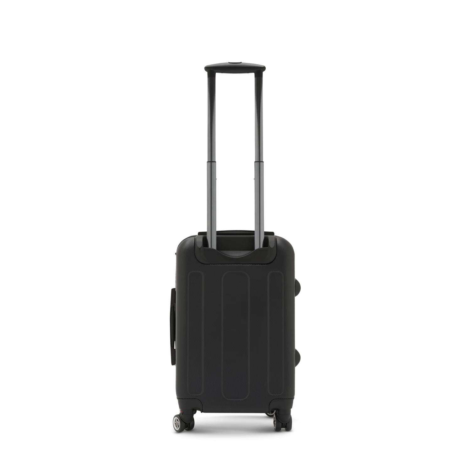 Straw Effect Hardshell Luggage - Navy & Pink 7 Straw Effect Hardshell Luggage - Navy & Pink - Image 5