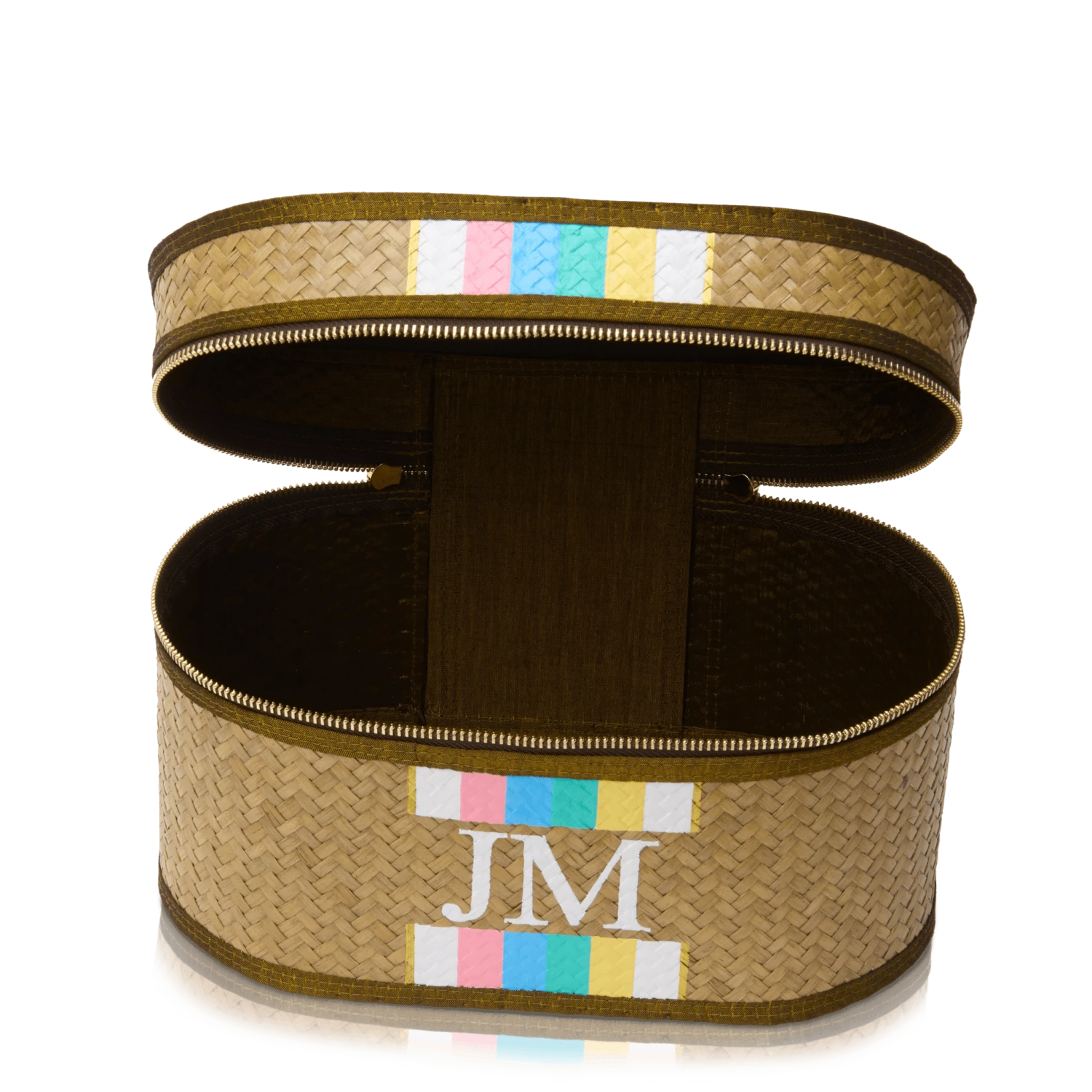 Straw Vanity Case - Rainbow 5 Straw Vanity Case - Rainbow - Image 3