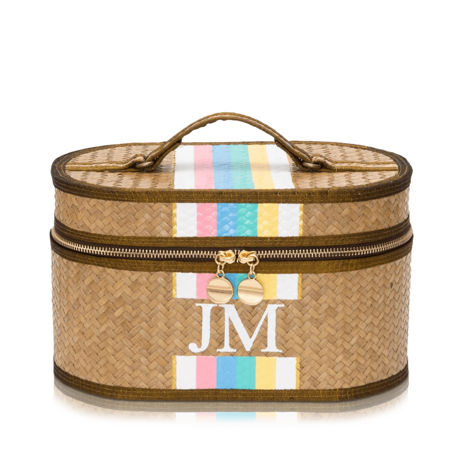 Straw Vanity Case - Rainbow 4 Straw Vanity Case - Rainbow - Image 2