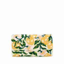The Citron Beaded Clutch