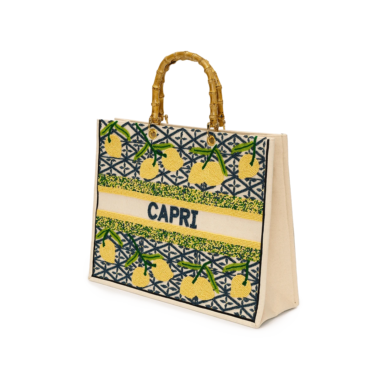 The Juliana Beaded Tote - Capri 5 The Juliana Beaded Tote - Capri - Image 3