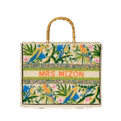 The Juliana Beaded Tote - Lovebirds