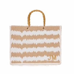 The Juliana Beaded Tote - Ziggy Biscuit