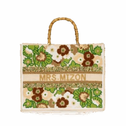 The Juliana English Summer Beaded Tote